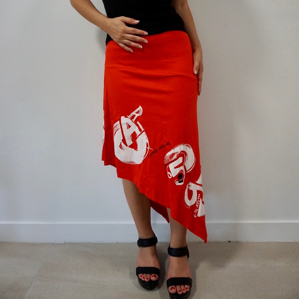 RARE VTG Kansai Asymmetrical Skirt